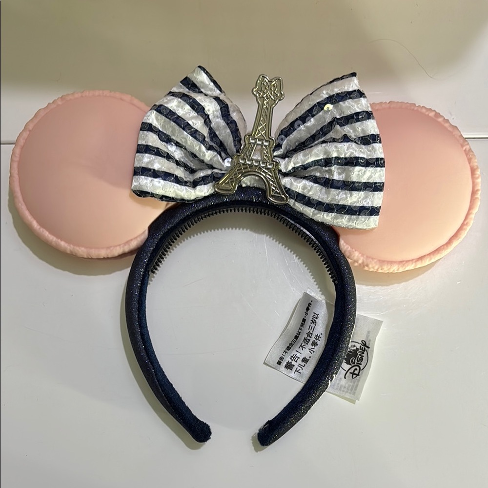 Disney macaron French Pink and Blue Hair Accessories Collection